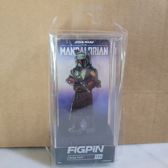 Boba Fett 2021 Figpin #734 Star Wars Mandalorian Sealed - Picture 1 of 2
